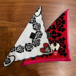 アナスイ(ANNA SUI)の【新品未使用】ANNA SUI ハンカチタオル　ハンドタオル(ハンカチ)