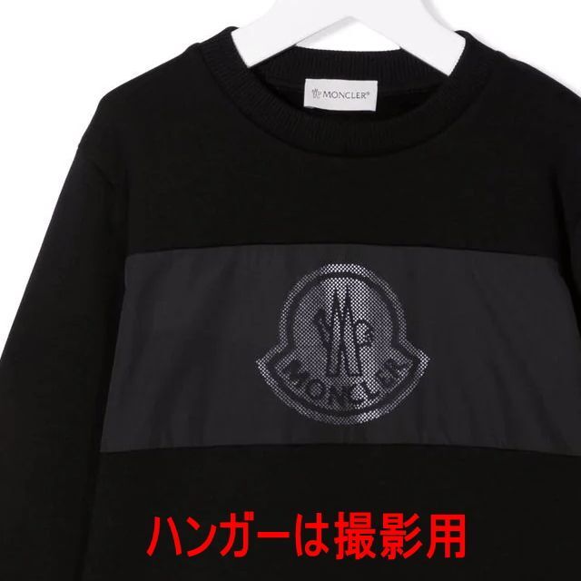 MONCLER(モンクレール)の●新品/正規品● MONCLER ロゴパッチ コットン スウェット キッズ/ベビー/マタニティのキッズ服女の子用(90cm~)(その他)の商品写真