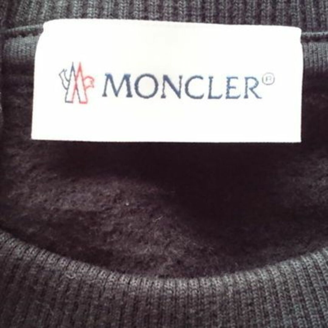 MONCLER(モンクレール)の●新品/正規品● MONCLER ロゴパッチ コットン スウェット キッズ/ベビー/マタニティのキッズ服女の子用(90cm~)(その他)の商品写真