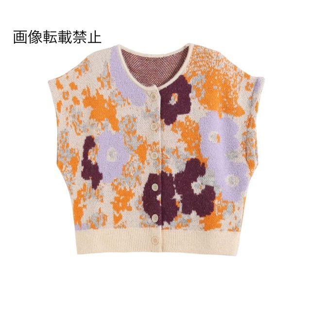 ZARA - 💝2月新作🍫7316◇フラワー 花柄 ニット ベストの通販 by ZARA - 💝2月新作🍫7316◇フラワー 花柄 ニット ベストの通販 by