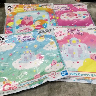 ニンテンドウ(任天堂)の星のカービィ G賞 Cloudy Candyタオル 全4種(タオル)