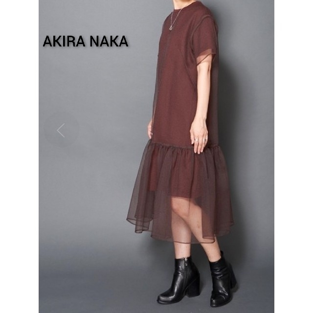 ウトレットストア AKIRA NAKA アキラナカ レイヤー オーガンザドレス