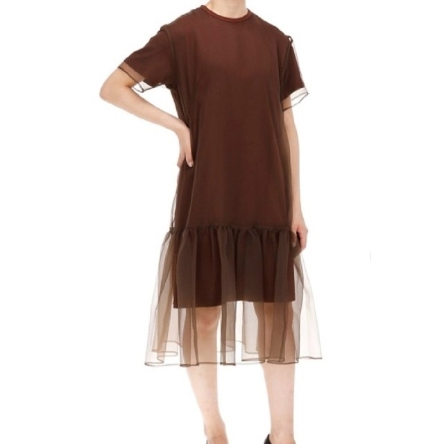 AKIRA NAKA アキラナカ レイヤー オーガンザドレス | sweatreno.com