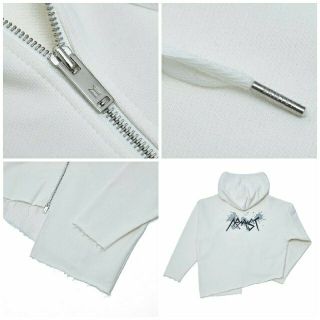 BTS ジョングク ARMYST ZIP-UP HOODY パーカー グク 白