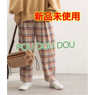 プードゥドゥ(POU DOU DOU)のPOU DOU DOU サイドボタンタックパンツ(カジュアルパンツ)