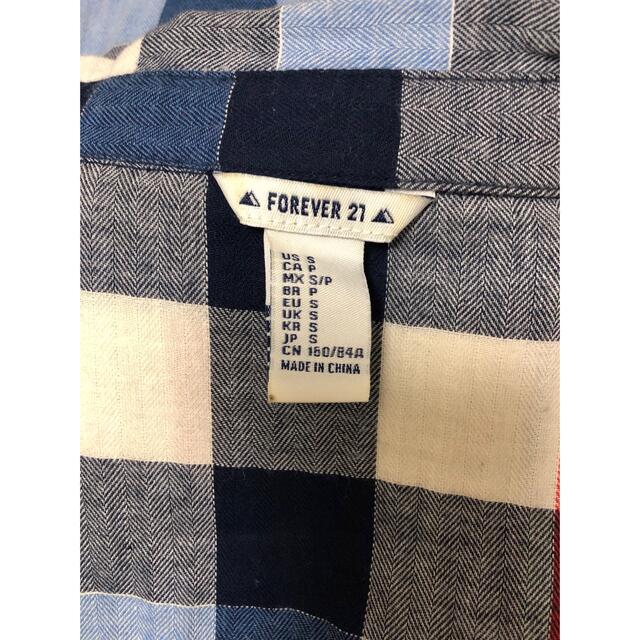 FOREVER 21(フォーエバートゥエンティーワン)のチェックシャツ レディースのトップス(シャツ/ブラウス(長袖/七分))の商品写真