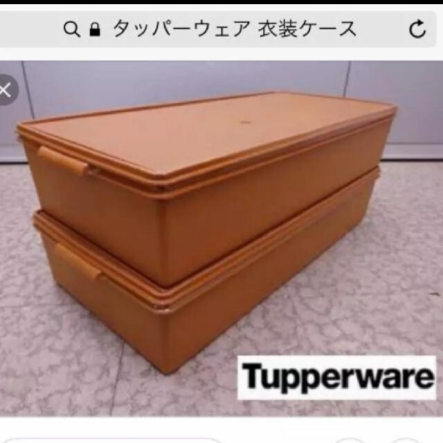 Tupperwareタッパーウェアスーパーチェストディープ 収納 押入れ 密閉