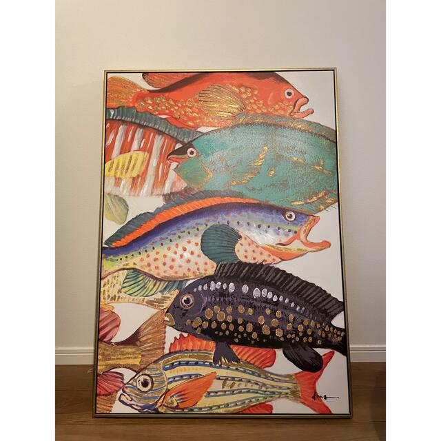 KARE アート 絵 タッチドピクチャー 魚 | www.sbspaziobellezza.it