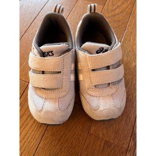 アシックス(asics)のasics シューズ　グレー　14.5cm(スニーカー)