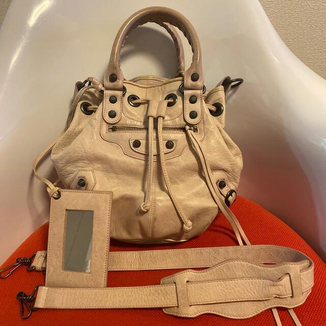 美品☆ BALENCIAGA バレンシアガ ミニポンポン ハンドバッグ