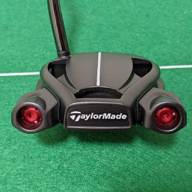 TaylorMade(テーラーメイド)のテーラーメイド　スパイダーツアー　ブラック　パター スポーツ/アウトドアのゴルフ(クラブ)の商品写真
