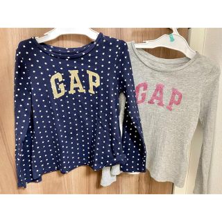 ギャップキッズ(GAP Kids)の【ともちん様】【美品】2枚セット  GAP キッズ Tシャツ （110cm）(Tシャツ/カットソー)