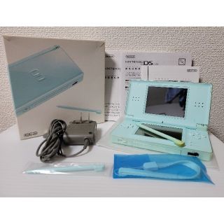 ニンテンドーDS(ニンテンドーDS)の中古★ニンテンドーDS Lite アイスブルー本体 箱 説明書 付き(携帯用ゲーム機本体)