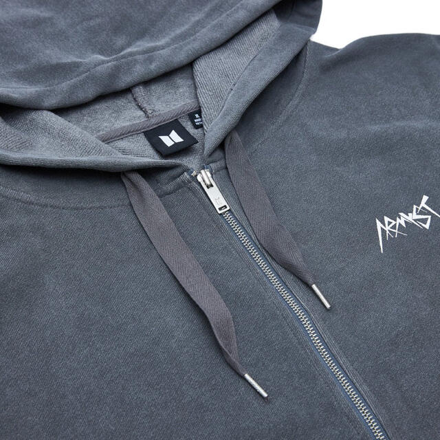 [JUNG KOOK] ARMYST ZIP-UP HOODY [BLACK]