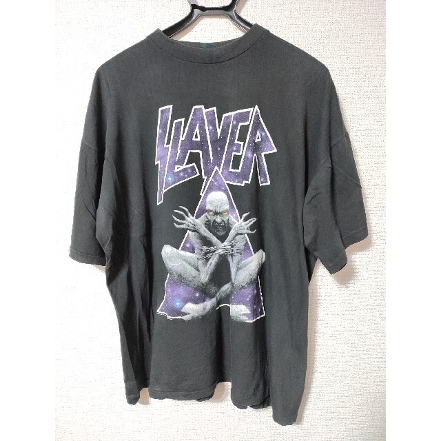〇【値下げ不可】古着 90s Slayer メンズのトップス(Tシャツ/カットソー(半袖/袖なし))の商品写真