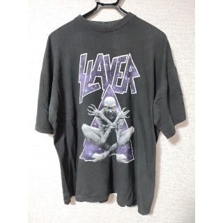 〇【値下げ不可】古着 90s Slayer(Tシャツ/カットソー(半袖/袖なし))