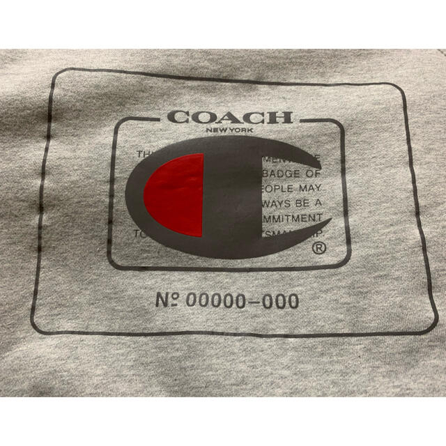 メンズCOACH × champion コラボスウェット