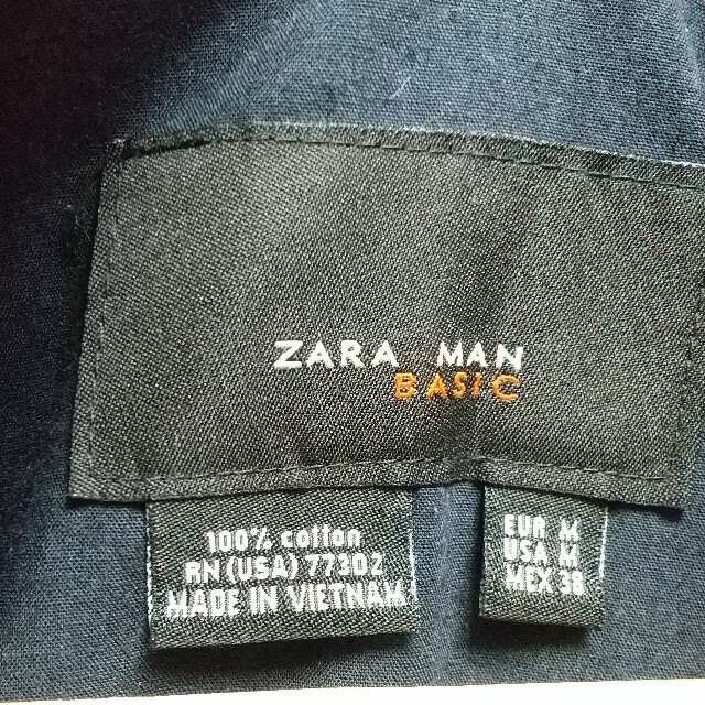 ZARA(ザラ)のZARA MAN ザラ メンズ ジャケット Lサイズ相当 ネイビー ミリタリー メンズのジャケット/アウター(ミリタリージャケット)の商品写真