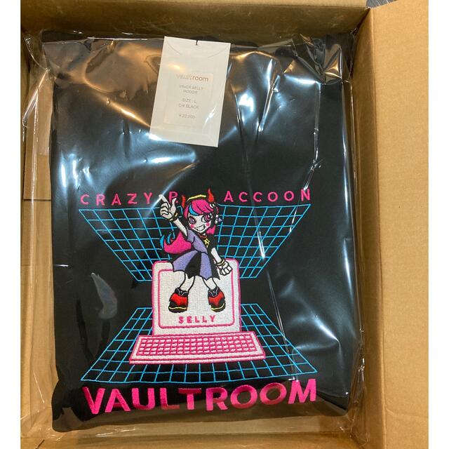 vaultroom × Selly Hoodie 黒 パーカー Lサイズ | jarussi.com.br