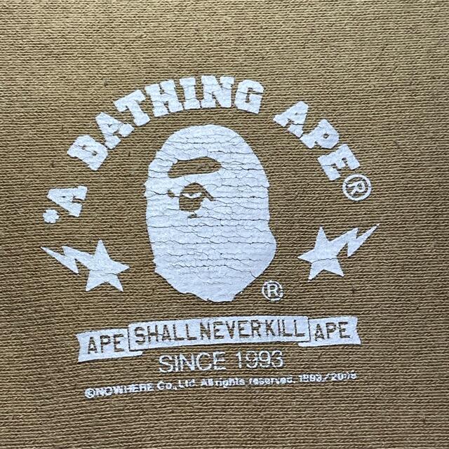 A BATHING APE(アベイシングエイプ)のA BATHING APE ア・ベイシングエイプ スウェットトレーナー  XS メンズのトップス(スウェット)の商品写真