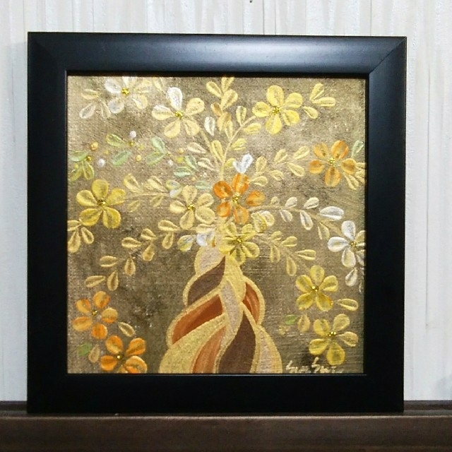 風水開運絵画*煌めき幸せの招財樹 金のなる木 花 全体 金運 やる気 風水開運絵画*煌めき幸せの招財樹 金のなる木 花 全体 金運 やる気