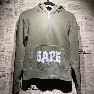 アベイシングエイプ(A BATHING APE)のA BATHING APE ア・ベイシングエイプ スウェットパーカー  XS(パーカー)