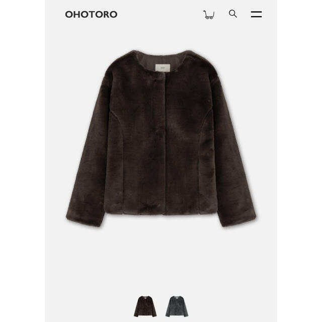 OHOTORO(オオトロ)のOHOTORO ファーコート レディースのジャケット/アウター(毛皮/ファーコート)の商品写真