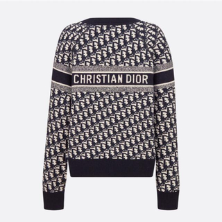 ディオール(Christian Dior) ニット/セーター(レディース)（ブルー 