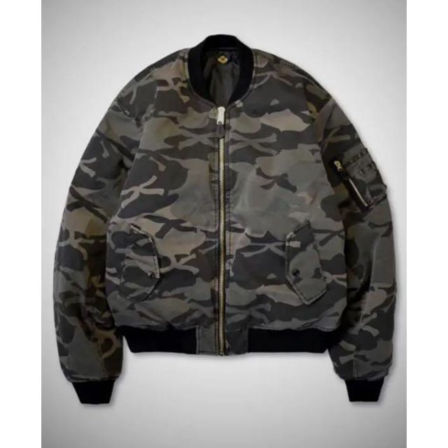 GAKKIN HANABATSU CAMO MA-1 JACKET