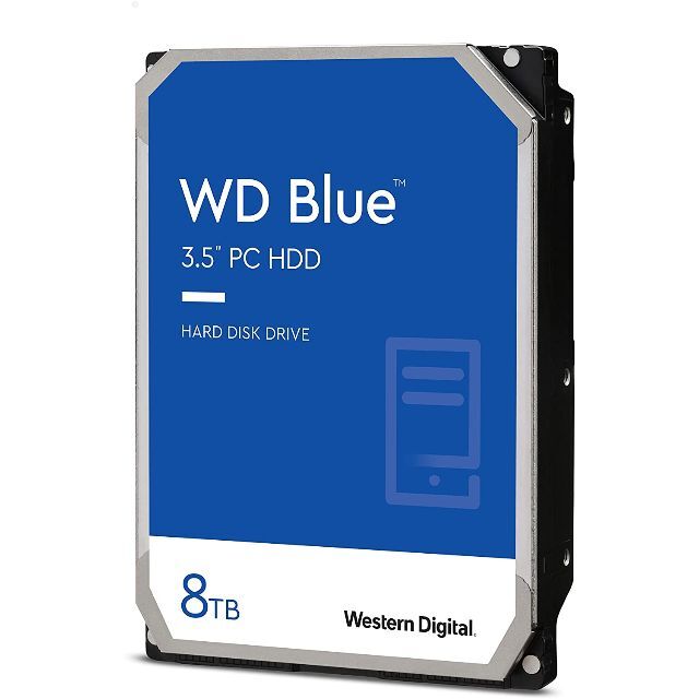 スマホ/家電/カメラWestern Digital 8TB HDD WD80EAZZ