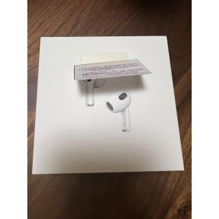 アップル(Apple)の値引きしました！！Apple AirPods 第3世代 MME73J/A(ヘッドフォン/イヤフォン)