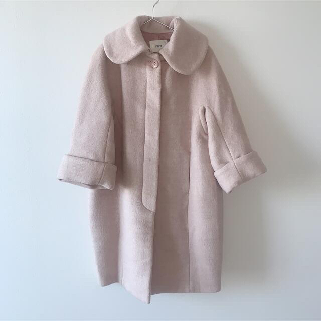 fur fur - furfur ロングコート ピンクの通販 by ♡ dream room