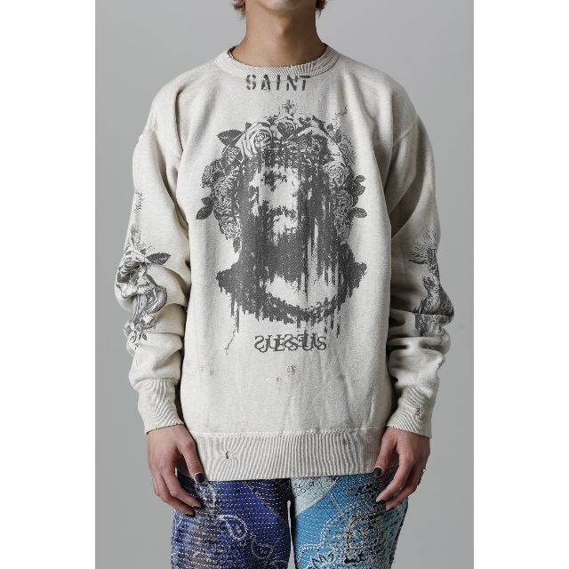 SAINT M××××××セント マイケル 河村康輔 スウェット XL | www.jarussi