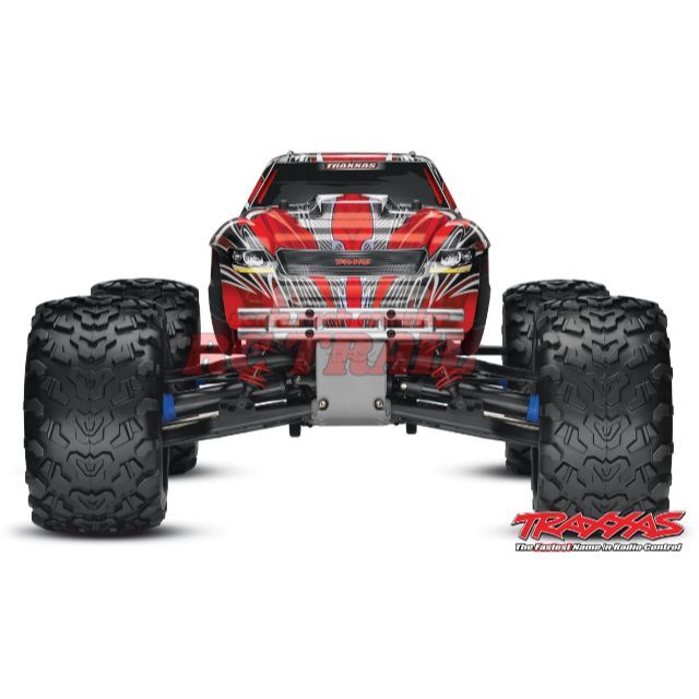 トラクサス T-Maxx 3.3 レッド RTR　エンジンモンスタートラック エンタメ/ホビーのおもちゃ/ぬいぐるみ(ホビーラジコン)の商品写真