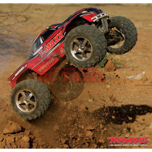 トラクサス T-Maxx 3.3 レッド RTR　エンジンモンスタートラック エンタメ/ホビーのおもちゃ/ぬいぐるみ(ホビーラジコン)の商品写真