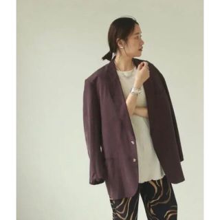 トゥデイフル(TODAYFUL)のTODAYFUL Satin Over Jacket 36(テーラードジャケット)