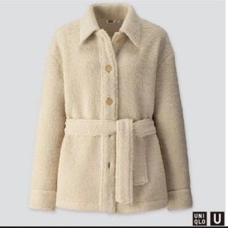 ユニクロ(UNIQLO)の【美品/送料込】ユニクロ UNIQLO ボアフリース コート(ブルゾン)