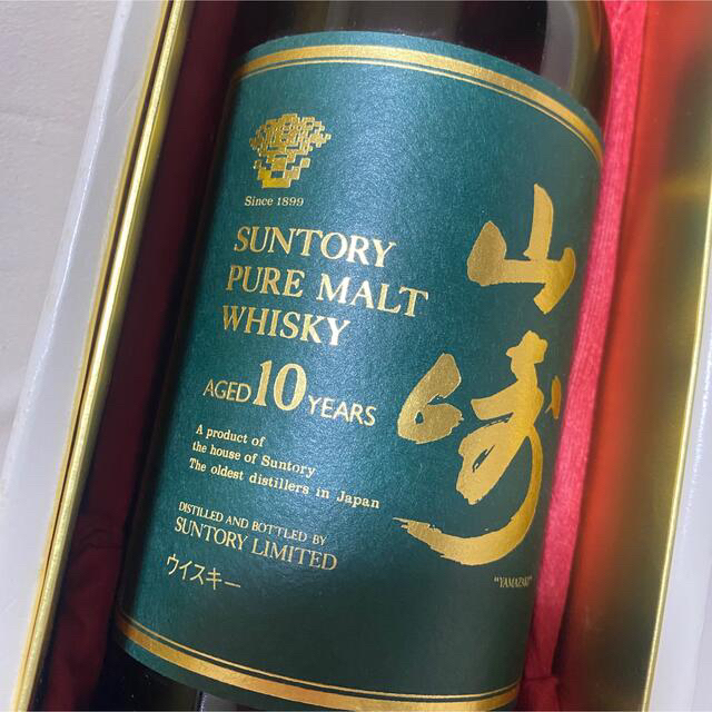 ピュアモルトウィスキー山崎10年グリーンラベル(700ml)未開栓 離れれ ピュアモルトウィスキー山崎10年グリーンラベル(700ml)未開栓 離れれ