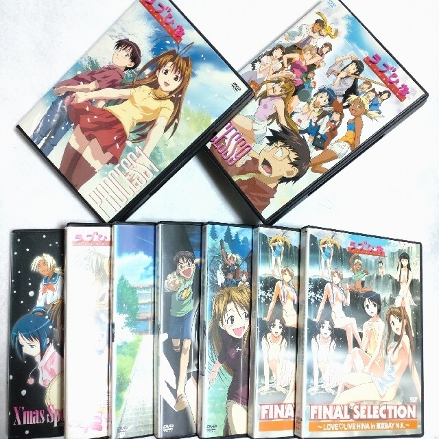 中古/DVD/レンタル落ち/ラブひな/全9巻25話+アゲイン+ファイナル計16巻
