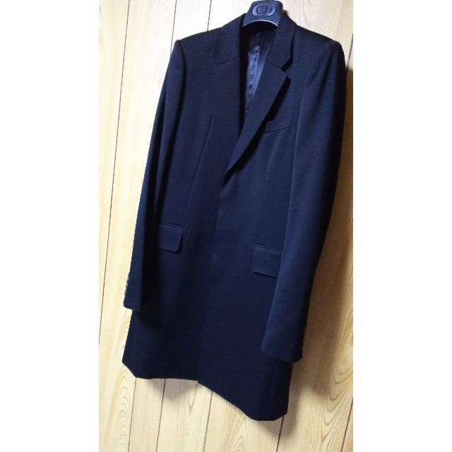 正規　ガラアーベント タキシードクロス ロングジャケット黒 M ドレス コート
