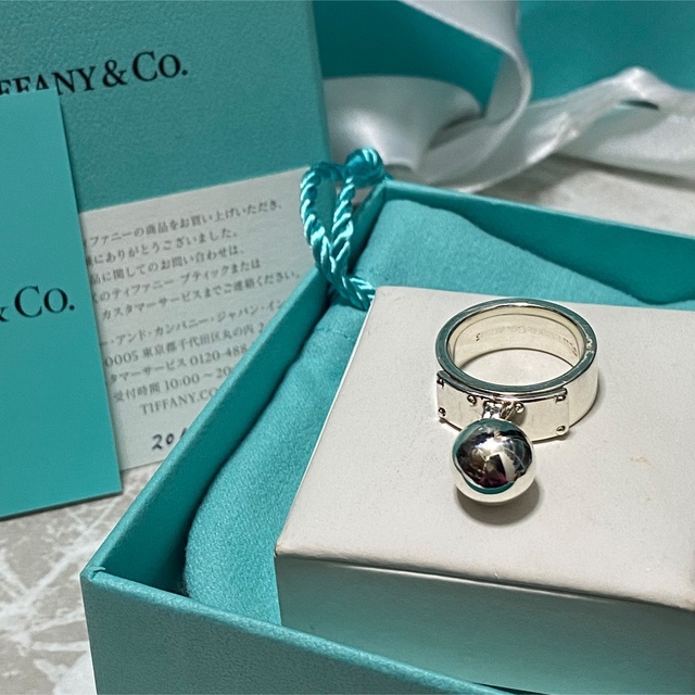 ラッピング不可】 Tiffany ティファニー ハードウェアボールリング13号 ラッピング不可】 Tiffany ティファニー ハードウェアボールリング13号