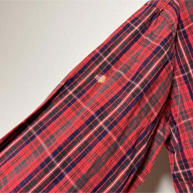 Ralph Lauren(ラルフローレン)のalph Lauren ラルフローレン　赤　ワンポイント刺繍　長袖シャツ　シャツ メンズのトップス(シャツ)の商品写真