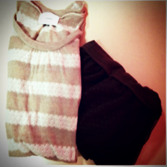 半袖ニット＋オマケ レディースのトップス(ニット/セーター)の商品写真