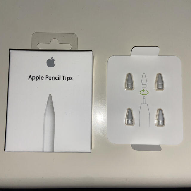 Apple(アップル)のApple Pencil Tip ペン先　1個入り  純正 スマホ/家電/カメラのPC/タブレット(タブレット)の商品写真