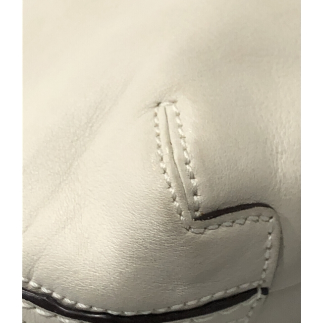 コーチ COACH レザーショルダーバッグ ホワイト レディース 4