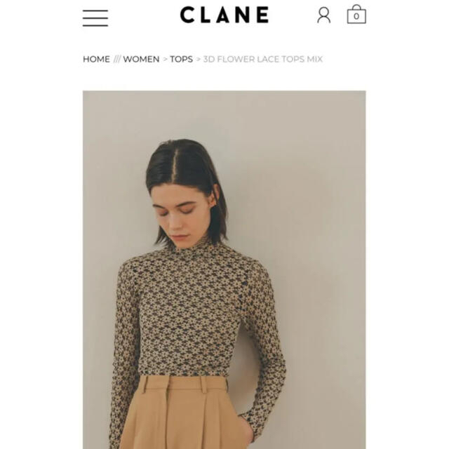 専用ですCLANE 3D FLOWER LACE TOPS