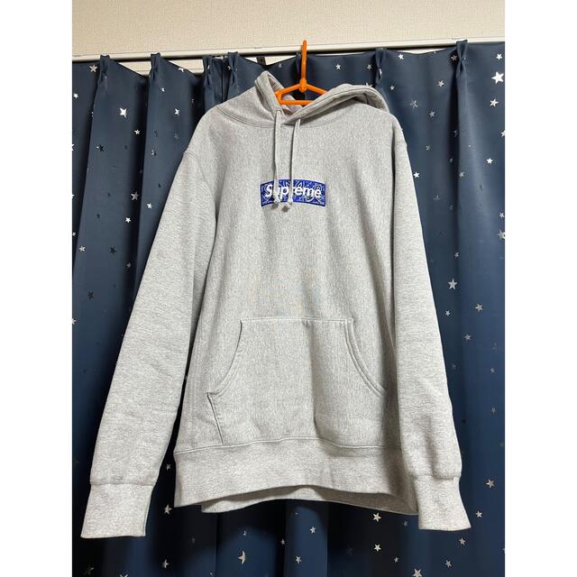 保存版】 Supreme - バンダナボックスロゴフーディ! 美品