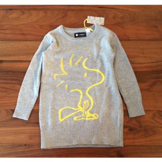 ギャップキッズ(GAP Kids)の新品 gap ×スヌーピー♡ニットワンピ(ワンピース)