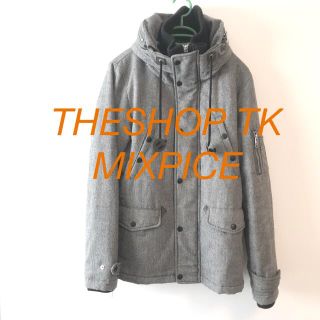 ザショップティーケー(THE SHOP TK)のTHE SHOP TK MIXPICE スタンドカラーブルゾン　☆サイズＬ(ブルゾン)