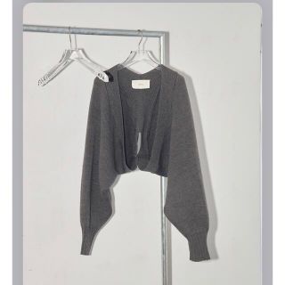 トゥデイフル(TODAYFUL)の【新品】todayful Doubleface Sleeve Knit(カーディガン)